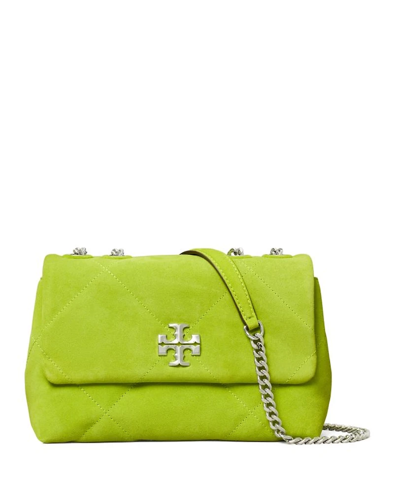 Kira Diamond Quilted Suede Convertible Crossbody