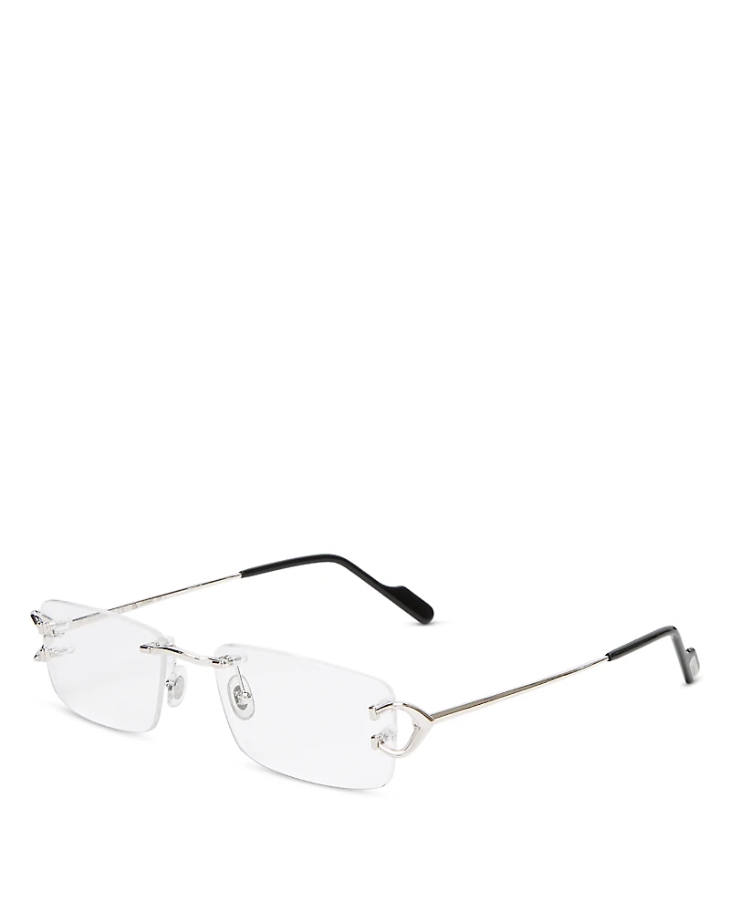 Cartier Rectangular Optical Glasses, 56mm