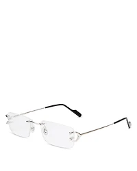 Cartier Rectangular Optical Glasses, 56mm
