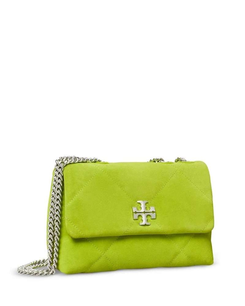 Kira Diamond Quilted Suede Convertible Crossbody