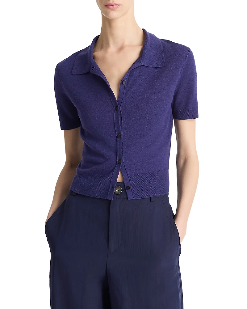 Vince Collared Button Up Top