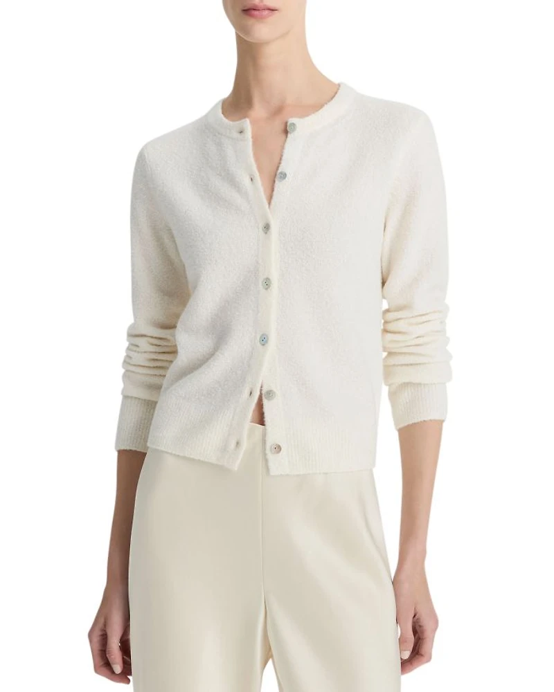 Soft Boucle Cardigan Sweater