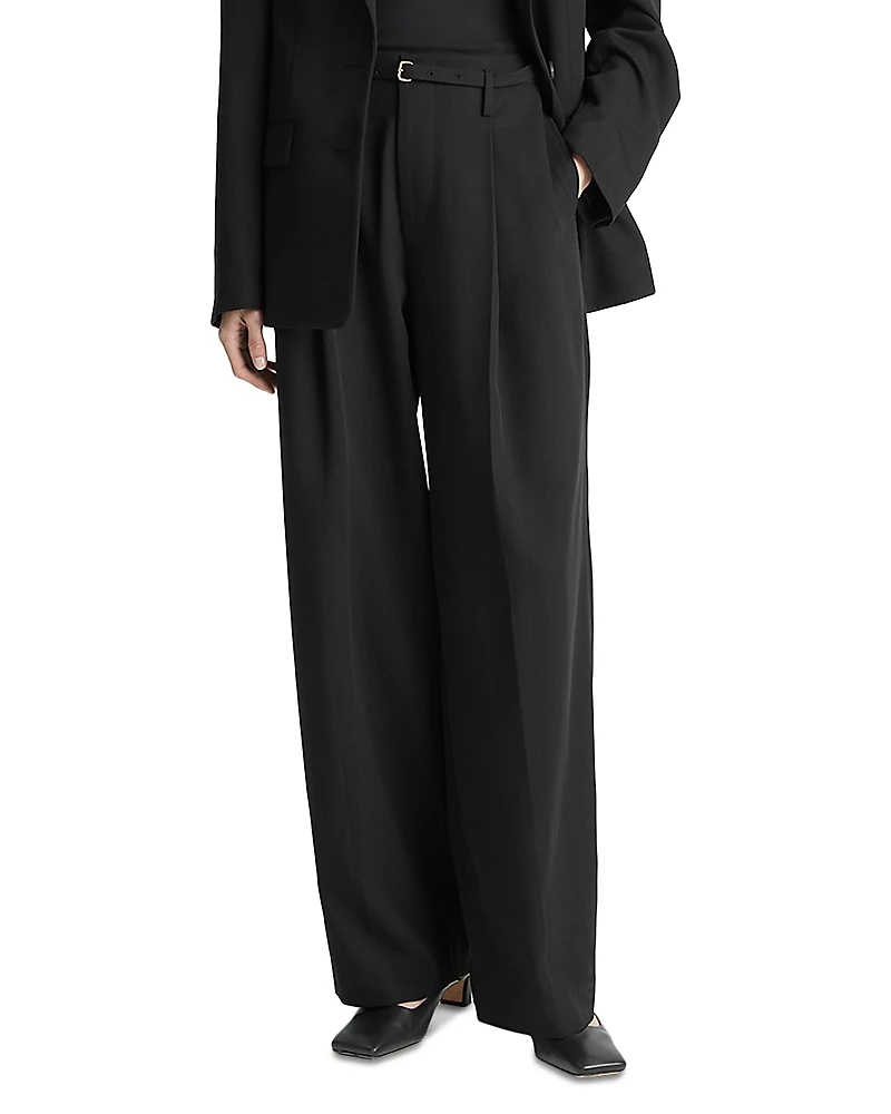 Vince High Waist Pleated Pants