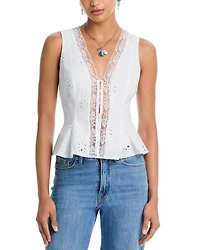 Eyelet Lace Tank Top - Exclusive