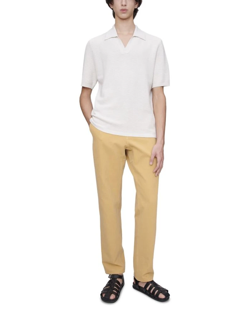 Livio Heathered Polo Sweater