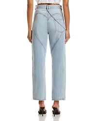 Slit Jeans Light Blue