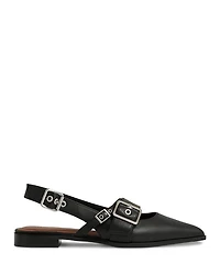 Women's Lois Buckle Flat Mules