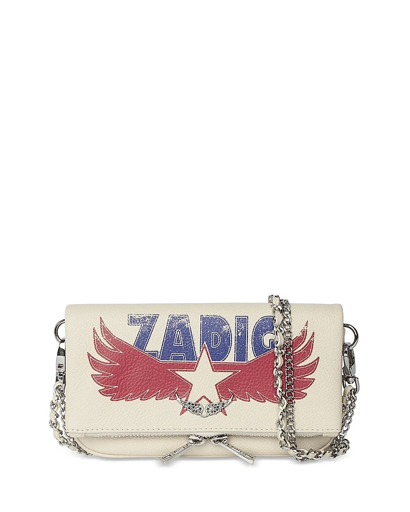 Zadig & Voltaire Rock Nano Grained Leather America Flash Bag