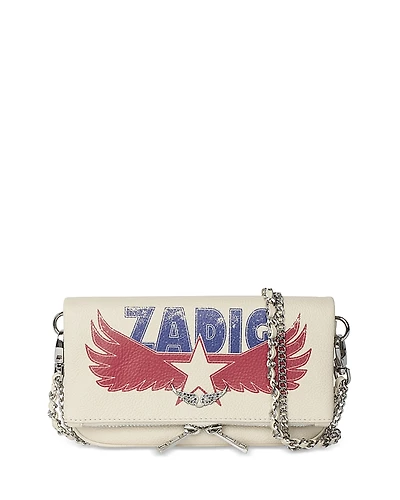 Zadig & Voltaire Rock Nano Grained Leather America Flash Bag