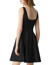 Sleeveless Poplin Mini Dress