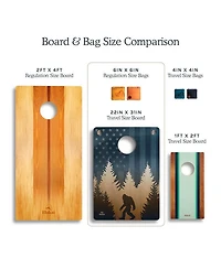 22 x 31 1-Hole Weekender Travel Cornhole Boards