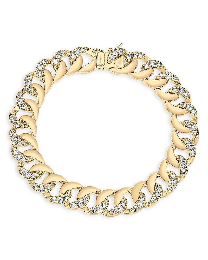 Kenneth Jay Lane Pave Chain Link Bracelet