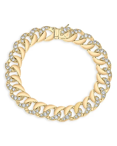 Kenneth Jay Lane Pave Chain Link Bracelet