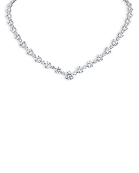 Kenneth Jay Lane Cubic Zirconia All Around Collar Necklace, 16