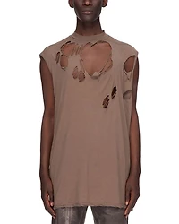 Tarp Regular Fit Destroyed Sleeveless Tee