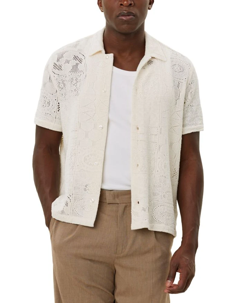 Hector Short Sleeve Lace Shirt