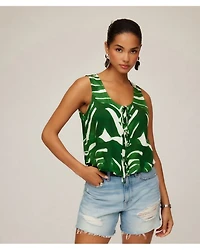 Emery Tie Front Top