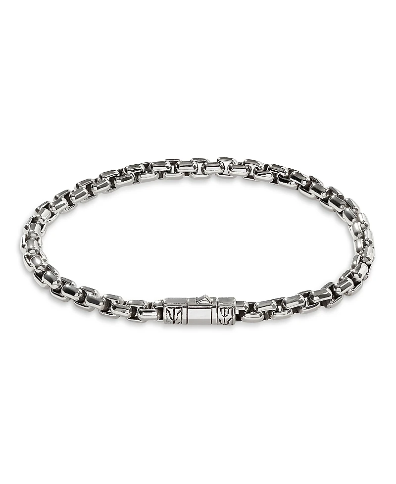 John Hardy Sterling Silver Box Chain Bracelet, 4.8mm