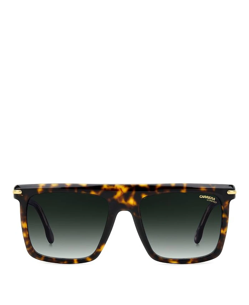 Rectangle Flat Top Sunglasses, 56mm