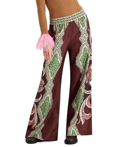 La Doublej Palazzo Pants Bounty Placee Red