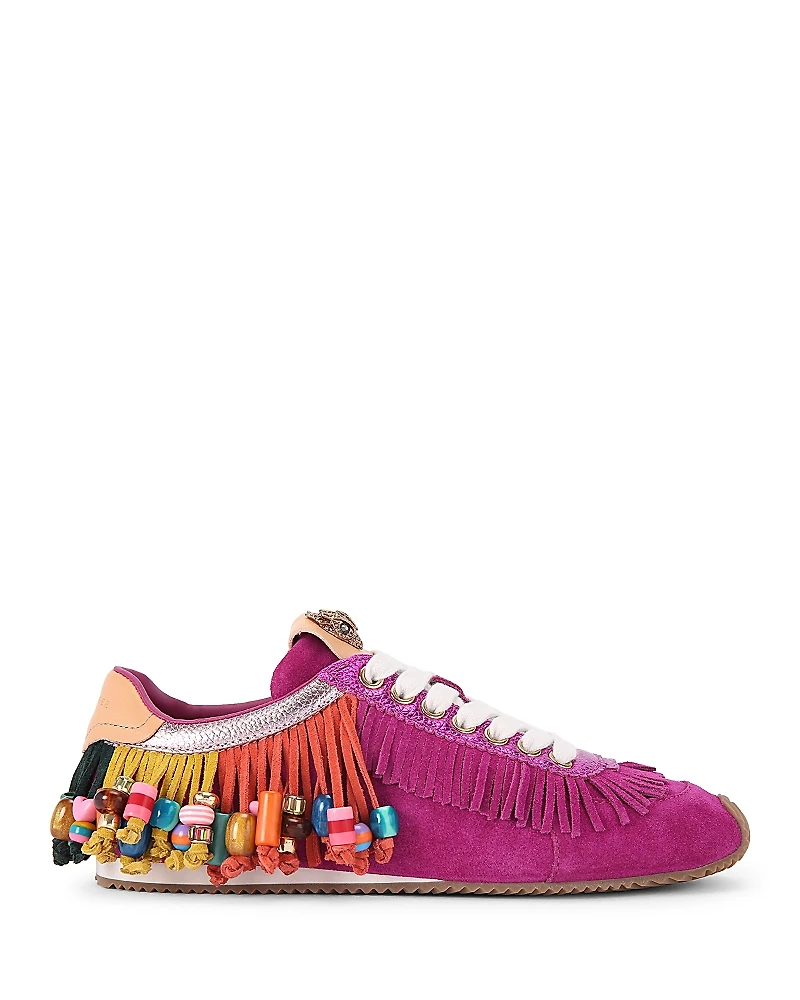 Kurt Geiger London Women's Islington Beaded Tassel Sneakers