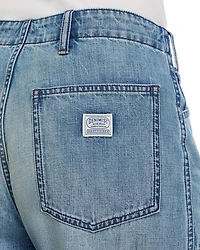 Georgia High Rise Cropped Wide Leg Jeans Galton Indigo