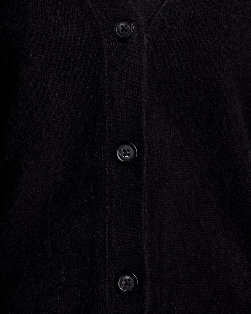 Grandmother Cashmere V Neck Cardigan Sweater - Exclusive