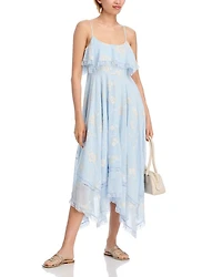 Ema Floral Chiffon Maxi Dress - Exclusive