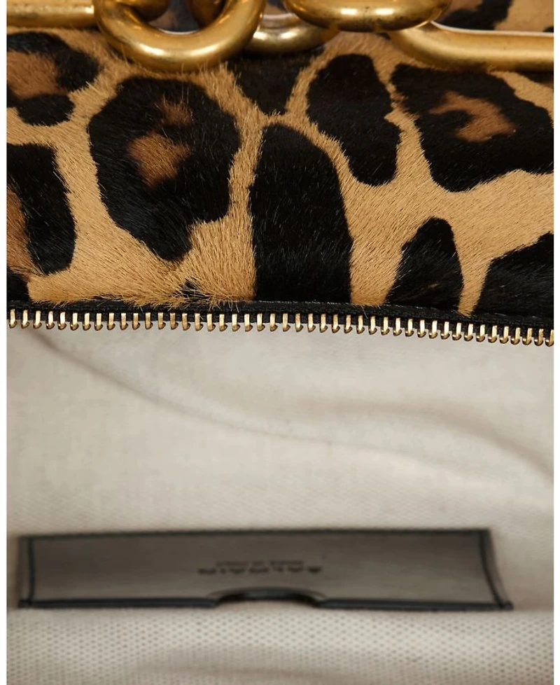 Sync Medium Leopard Print Leather Bag