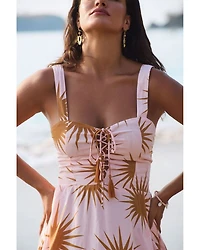 Gia Lace Up Mini Dress