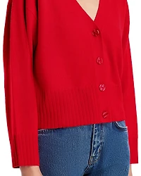 V Neck Cashmere Cardigan