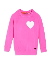 Aviator Nation Unisex Heart Print Sweatshirt - Little Kid, Big Kid