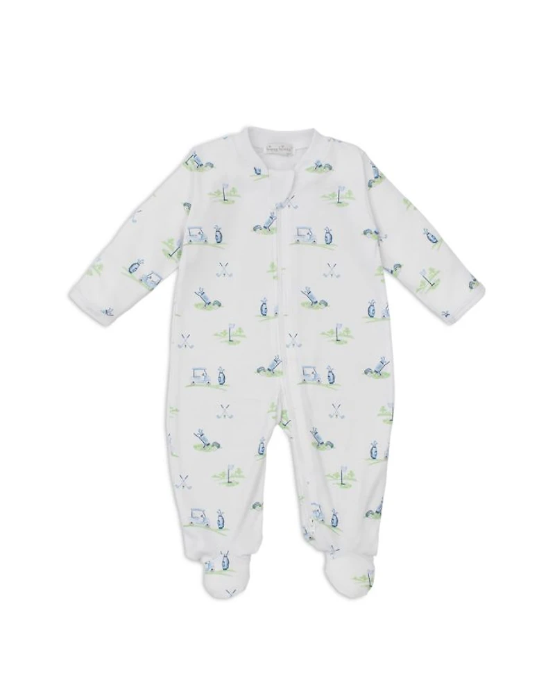 Boys' Golf Print Zip Front Footie - Baby