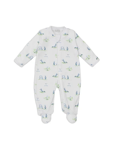 Kissy Kissy Boys' Golf Print Zip Front Footie - Baby