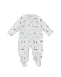 Kissy Kissy Boys' Golf Print Zip Front Footie - Baby