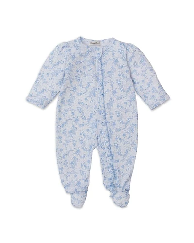 Girls' Floral Print Zip Front Footie - Baby