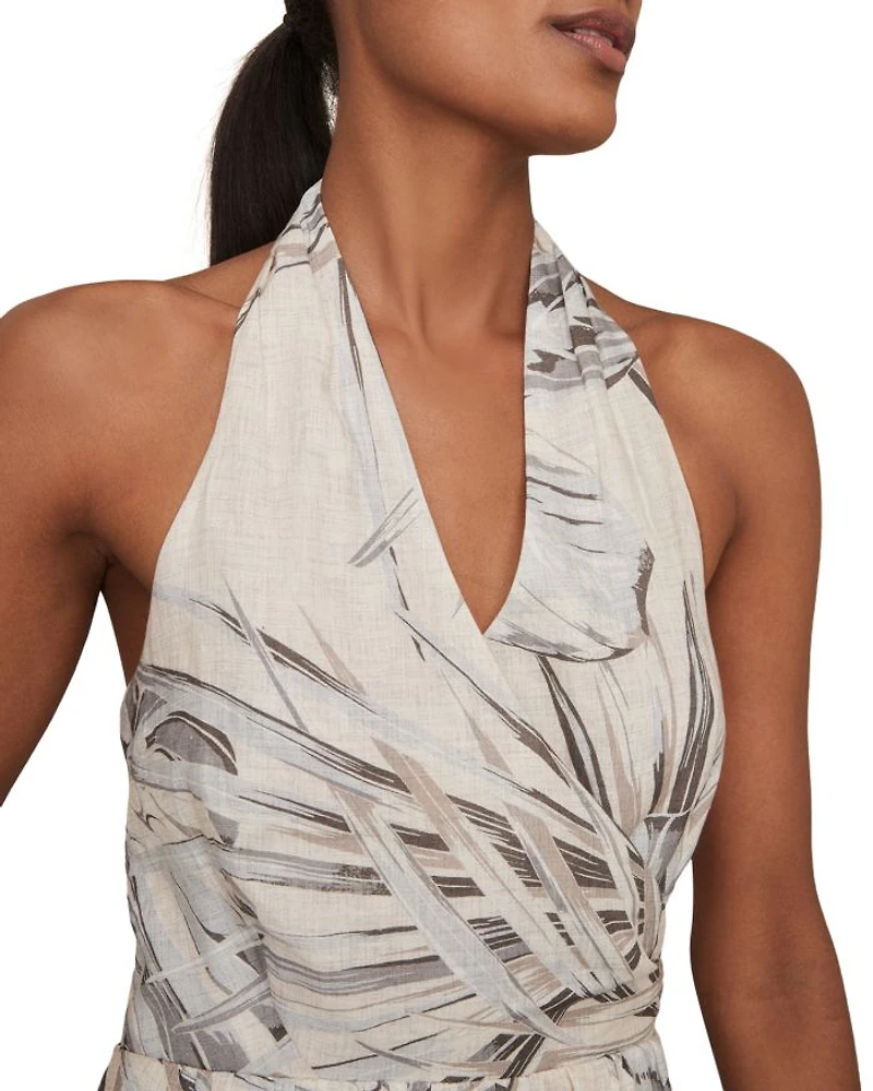 Carla Linen Halter Dress