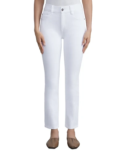 Lafayette 148 New York High Rise Straight Jeans