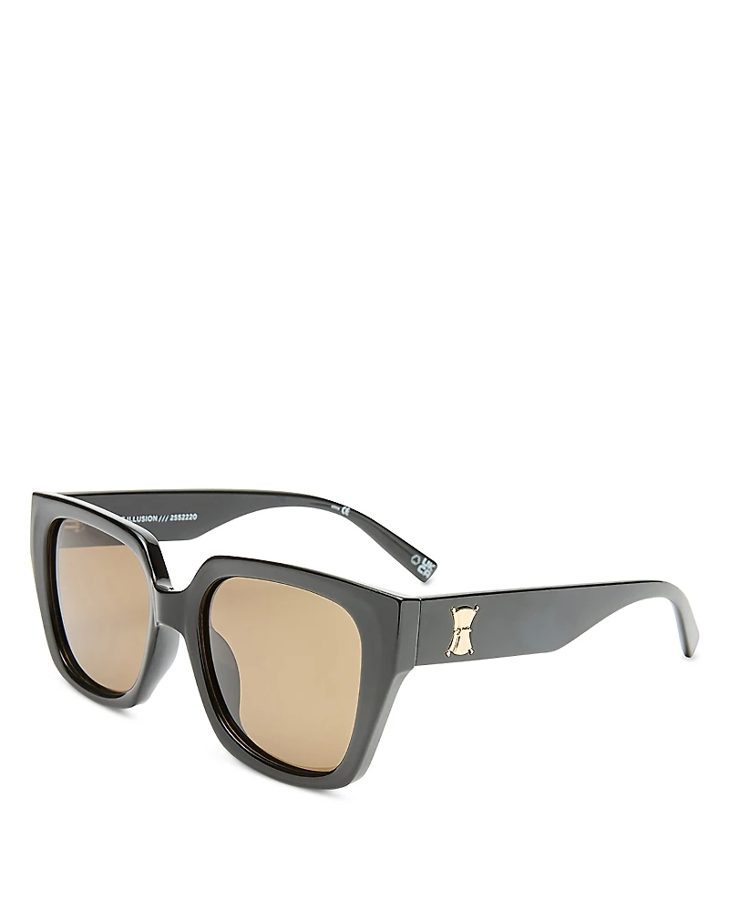 Le Specs The Illusion Square Sunglasses