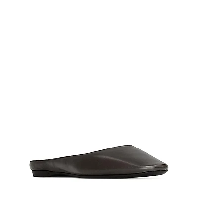 Saint Laurent Women's Lido Square Toe Slip-on Flats