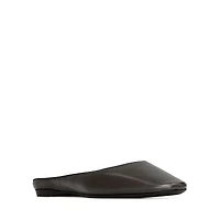 Saint Laurent Women's Lido Square Toe Slip-on Flats