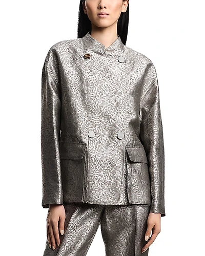 Emporio Armani Shiny Jacquard Blazer