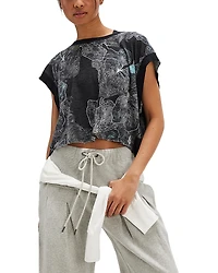 Free People My Time Printed Tee