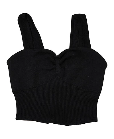 Girls' Ribbed Wide Strap Cami - Big Kid