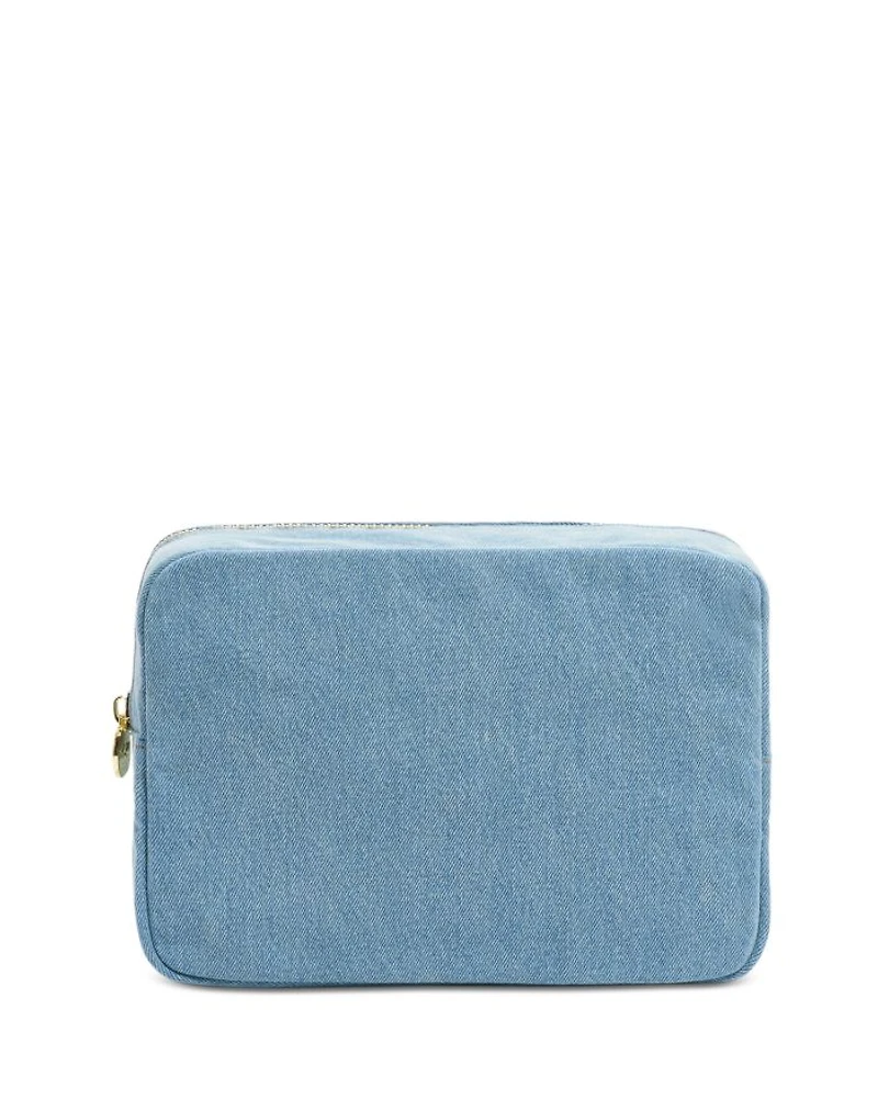 Large Denim Pouch
