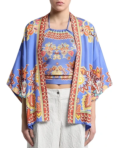 Etro Silk Kimono Jacket