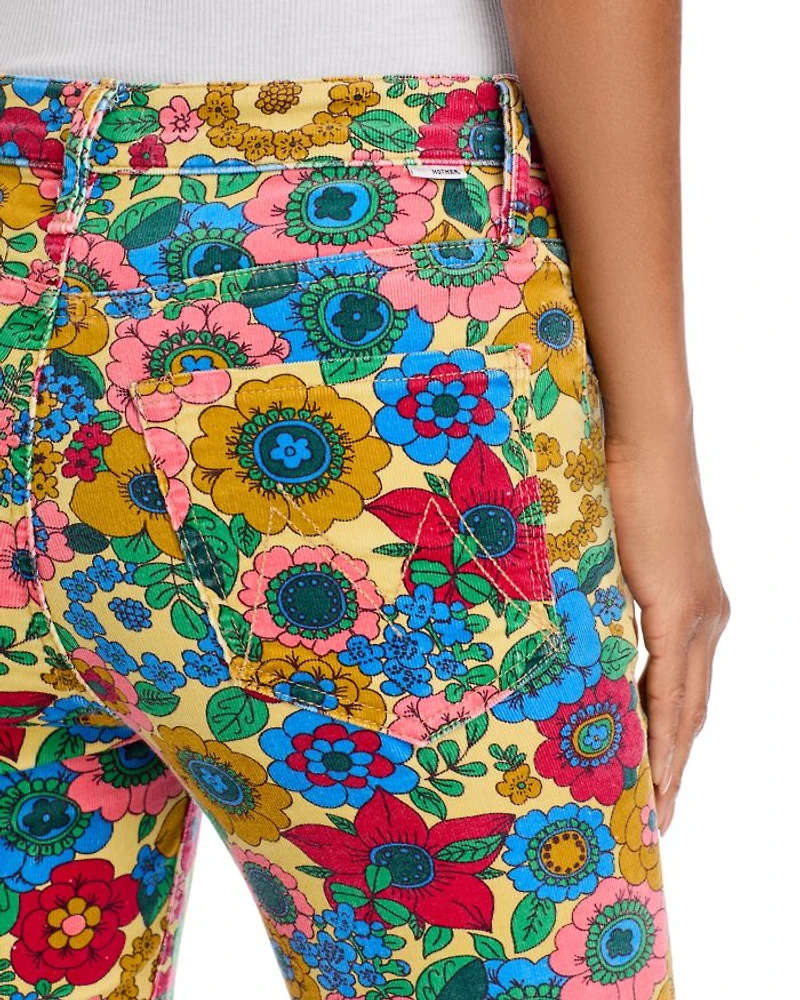 High Waisted Weekender Skimp Jeans Track And Flower Fields