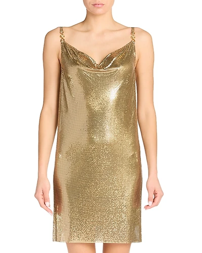 Versace Metallic Mesh Dress