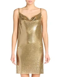 Versace Metallic Mesh Dress