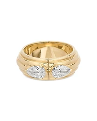 Adina Reyter 14K Yellow Gold Lab Grown Diamond Hidden Message Band Ring